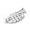 304 Stainless Steel Pendants STAS-F279-02D-3