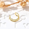 925 Sterling Silver Cuff Earrings for Women EJEW-F360-01A-G-3