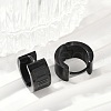 304 Stainless Steel Polishing Effect Hoop Earrings EJEW-M001-39EB-3