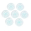 Transparent Resin Pendants RESI-N030-004B-1