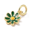 Brass Enamel Charms KK-L216-006G-03-2