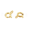 925 Sterling Silver Spring Ring Clasps STER-T007-108G-2