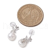 Natural Pearl Ear Studs EJEW-P286-17P-3