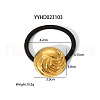 Stainless Steel Hair Tie Elastic Headband Black Hair Accessories YL7975-2-1