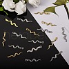 20pcs 2 style 304 Stainless Steel Pendants STAS-SZ0002-10-4