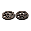 Walnut Wood Hollow Pendants WOOD-G018-06-1-3