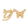 304 Stainless Steel Pendants STAS-L279-002G-Y-1