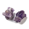 Natural Amethyst Carved Figurines DJEW-L023-G11-2