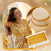 Sparkle Polyester Lace Ribbons OCOR-WH0090-67C-6