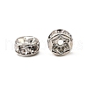 Brass Rhinestone Spacer Beads RB-A014-Z5mm-01P-NF-3
