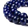 Natural Lapis Lazuli Round Beads Strands G-I181-10-6mm-5