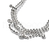 Alloy Rhinestone Hair Chain OHAR-M044-02D-S-2