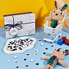 Olycraft 96Pcs 24 Style Glass Doll Craft Eyes Cabochons DIY-OC0011-83C-5