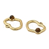 Natural Tiger Eye Pendants STAS-K258-25G-05-3
