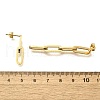 304 Stainless Steel Dangle Stud Earrings for Women EJEW-C096-15G-01-3