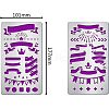 Fingerinspire 2Pcs 2 Style 304 Stainless Steel Cutting Dies Stencils DIY-FG0001-98-2