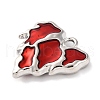 Alloy Enamel Pendants FIND-U024-02P-01-2
