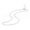 Non-Tarnish 304 Stainless Steel Cable Chain Necklace for Men Women STAS-B039-05P-1