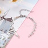 Tarnish Resistant 304 Stainless Steel Cobs Chains Bracelet Makings AJEW-JB00930-4