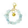 Natural Ametrine & Natural White Moonstone & Natural Aquamarine & Cherry Quartz Glass Gemstone Pendant Decoration HJEW-JM02900-3