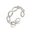 Non-Tarnish 304 Stainless Steel Finger Ring RJEW-C077-04P-1