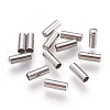 Tarnish Resistant 201 Stainless Steel Cord End Caps STAS-P207-05P-B-1