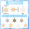 SUNNYCLUE 70Pcs 7 Colors Alloy Pendants FIND-SC0011-94-2