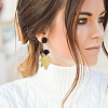 2Pcs 2 Style PET Plastic Earring Handwork Template DIY-WH0571-005-6