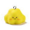 Opaque Resin Pendants RESI-D063-03C-1