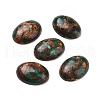 Natural Malachite Cabochons G-E464-42R-1