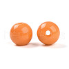Opaque Solid Color Glass Beads GLAA-N007-8mm-A02-2