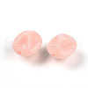 Opaque Acrylic Beads SACR-T017-34C-2