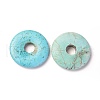 Natural Howlite Pendants TURQ-L031-017B-2