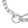 Halloween 304 Stainless Steel Double Layer Waist Chain Belts NJEW-C00036-6
