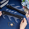 3-Tier Acrylic Sword Katana Holder Stands ODIS-WH0017-109B-3