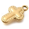 304 Stainless Steel Pendants STAS-P369-04G-2