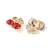 Alloy Rhinestone Pendants PALLOY-E775-22G-02-2