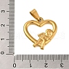 Ion Plating(IP) 304 Stainless Steel Pendants STAS-C103-20A-G-3