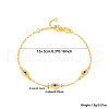 S925 Silver Devil Eye Bracelet with Full Diamond Eyes Series AK1290-11-1