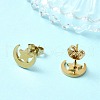 304 Stainless Steel Micro Pave Cubic Zirconia Stud Earrings Kits For Women EJEW-B112-01G-03-3