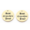 201 Stainless Steel Pendants STAS-T064-37G-20-2