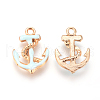 Enamel Pendants ENAM-WH0006-A01-1