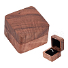 Square Wood Ring Storage Boxes CON-WH0087-52B-1