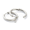Tarnish Resistant 201 Stainless Steel Huggie Hoop Earring Findings STAS-P283-01H-P-2
