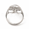 Non-Tarnish 304 Stainless Steel Kite Adjustable Ring for Women RJEW-B027-21P-3