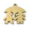 304 Stainless Steel Charms STAS-C097-32G-1