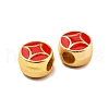 CCB Plastic European Beads CCB-P015-01G-02-2