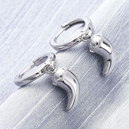 Chili Brass Hoop Earrings EJEW-Q015-17P-1