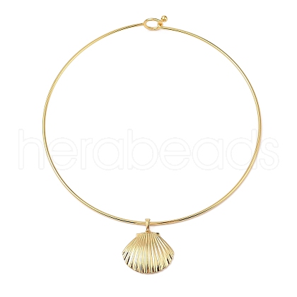 Brass Charm Necklace BJEW-Q350-07D-G-1