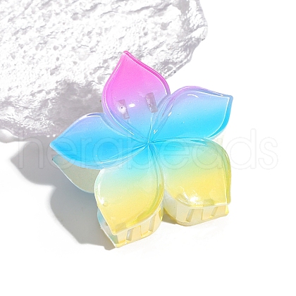 Flower Plastic Claw Hair Clips PW-WGFD84E-01-1